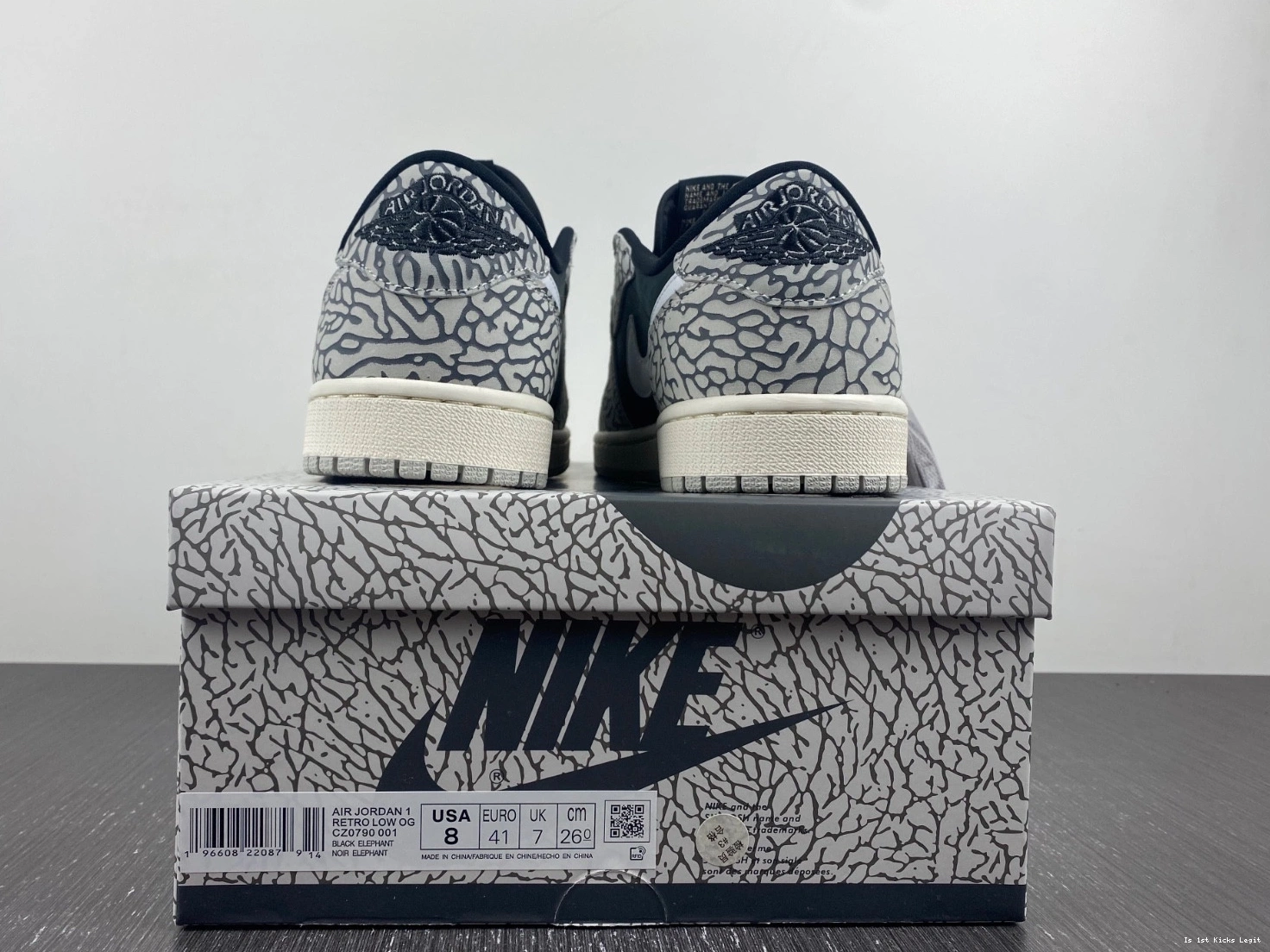 CZ0790-001 OG Black Jordan Low Retro Cement 1 - 0323